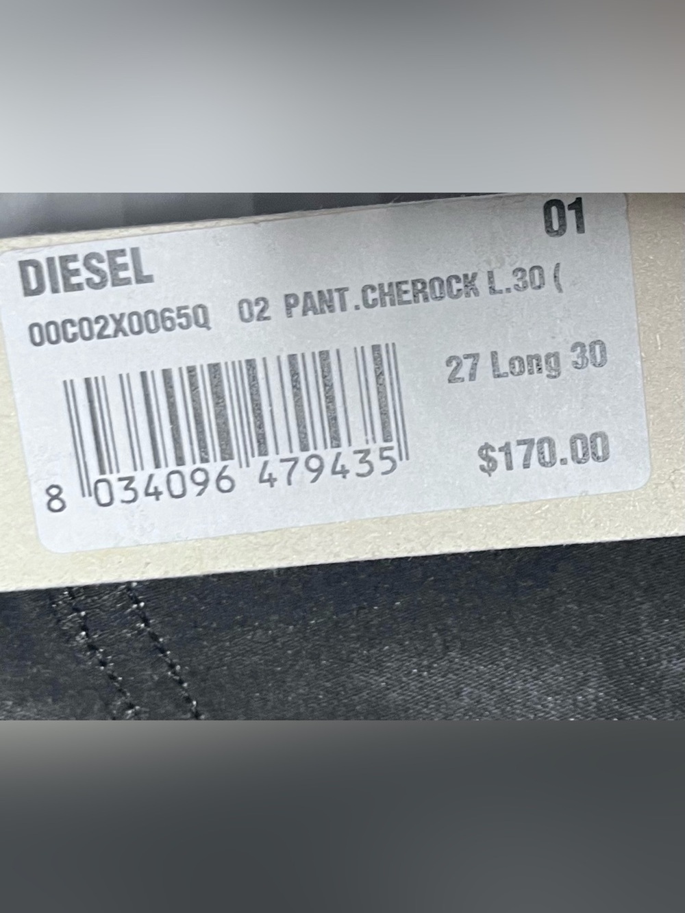 Diesel Black Boot Cut Jeans - Picture 7 of 13